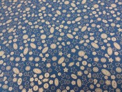 Goma Estampada Botones Azul 6005